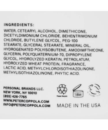 PETER COPPOLA a-Keratin Weightless Smoothing Mask 4 oz. - Hydrolyzed Wheat Protein Hair Mask for Strengthening, Smoothing, and Damage Prevention - Buy Online on SooperMarket.com