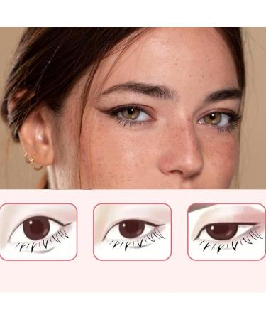 Eyelash Stamps Tool Bottom Lash Extension Bottom Lashes Manhua Lashes Eyelash Stamp For Beginner 1 Pair Diy Natural Long Lasting Lower Lash Stamp For Makeup Eyelash Stamps Tool For Woman Girls White Style 1 - Buy Online on SooperMarket.com