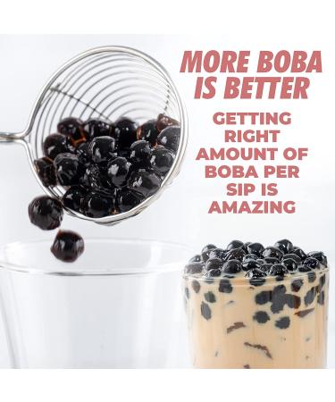 Black Sugar Flavor Quick Cook Tapioca Pearls - DIY Boba - Ready in 5 Minutes - 8oz Pack - Bubble Tea & Milk Tea Topping - Buy Online on SooperMarket.com