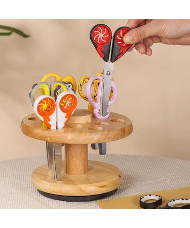 Grooming Shear Holder Shear Organizer for Groomers Shear Stand for Grooming Tools Hair Brush Holder Round Scissor Case Grooming Barber Tools Holder for Hair Styling Accessories - Buy Online on SooperMarket.com