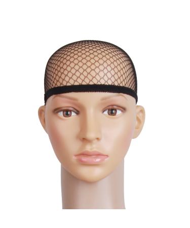 MapofBeauty 3-Piece Black Wig Caps - Elastic Hair Mesh Net - One Size - Buy Online on SooperMarket.com