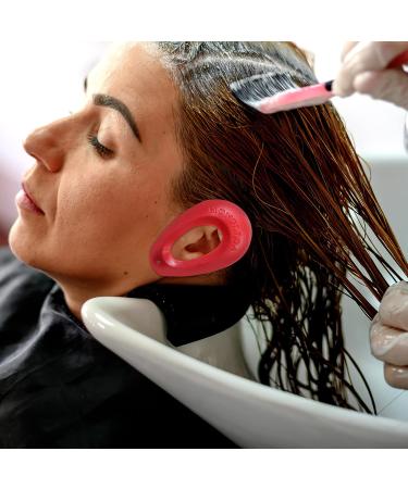 KALLORY Silicone Ear Protector Earmuffs - 2 Pairs for Salon & Bathing | 8X5.5cm Random Color - Buy Online on SooperMarket.com