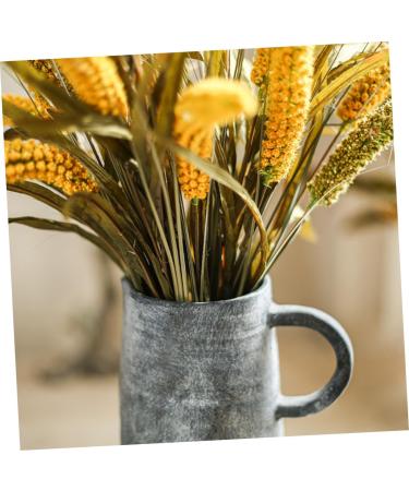 DECHOUS Simulated Ears of Corn Dry Flowers for Decoration Wheat Sheave Bundle Flower Fake Wheat Stalks Decoration for Home Decor for Home Artificial Plants Faux Plant Straw Manual Pu Golden 12X75CM - Buy Online on SooperMarket.com