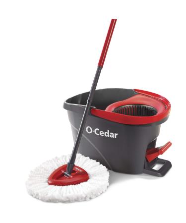 O-Cedar EasyWring Microfiber Spin Mop and Bucket Cleaning System