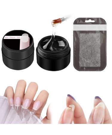 Terrain-Hill Nail Repair Protection Gel, Instant Cracked Nail Repair Gel, Nail Repair Kit for Cracked Natural Nail Emergency Easy Quick Fix (1 Set)
