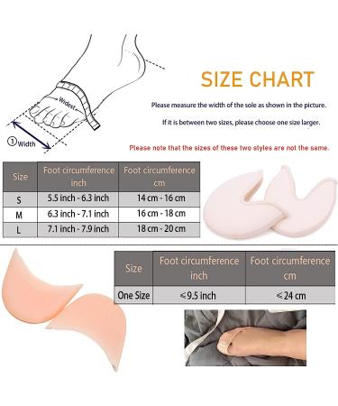 DANCEYOU Ballet Toe Pads | Soft Silicone Gel Toe Covers for Women | Pointe Shoe Protection | 2 Styles Available - Buy Online on SooperMarket.com