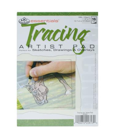 Royal Brush (ROYH8) Essentials(TM) Tracing Artist Paper Pad 5"X7", 16 Sheets