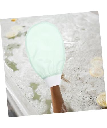 Baluue Body Exfoliator Glove - Light Green Bath Scrubber Mitten for Smooth Skin | International Shipping - Buy Online on SooperMarket.com