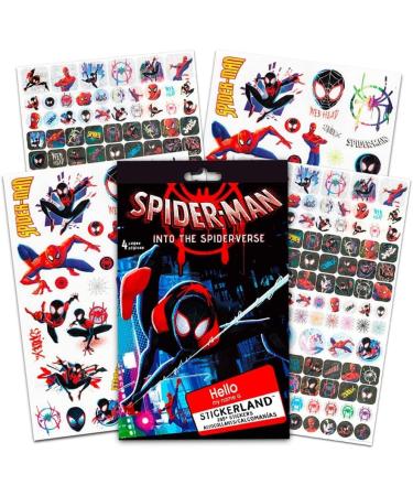 Spiderman Stickers & Tattoos Bundle - 295+ Spider-Verse Stickers & 50 Temporary Tattoos - Buy Online on SooperMarket.com