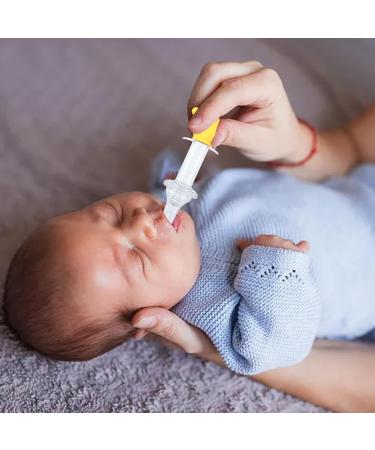 Calakono Yellow Medicine Dispenser for Children | Cute Baby Feeder & Pacifier Medical Dispenser | Ideal for Newborns & Baby Feeding Utensils - Buy Online on SooperMarket.com