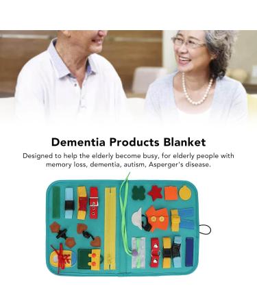 Fidget Blanket for Alzheimer Patients Anxiety Relief Autistic Dementia Sensory Pad - Buy Online on SooperMarket.com
