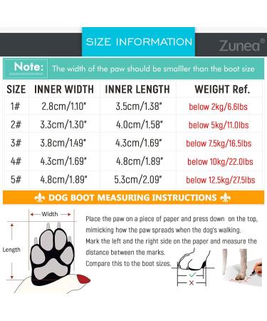 Zweitea Breathable Dog Shoes for Small Dogs - Slip-Resistant Reflective Boots with Robust Sole for Chihuahua - Red 5# (1.89x2.09) - Buy Online on SooperMarket.com