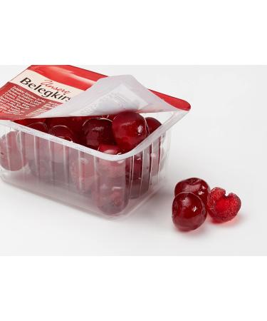 Ruf Red Maraschino Cherries - Extra Fruity Non-Alcoholic Cocktail Cherries for Cakes & Cocktails | 4 Pack x 100g - Buy Online on SooperMarket.com