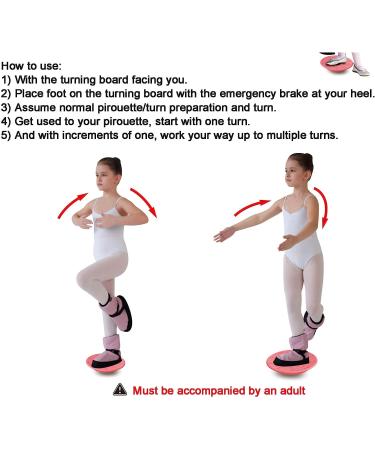 Leg Stretching Strap and Ballet Balance Board Set for Dance & Gymnastics - Buy Online on SooperMarket.com
