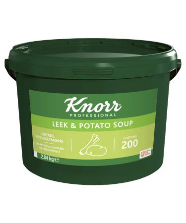 Knorr Professional Leek & Potato Soup Mix 200 Portions (Makes 34 Litres) Leek & Potato 2.04 kg (Pack of 1)