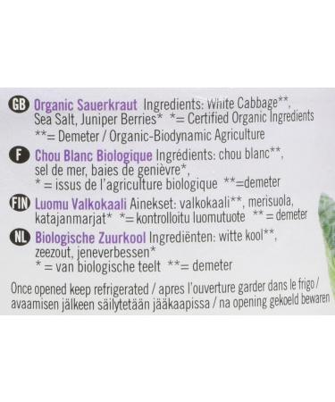 Biona Organic Sauerkraut 360G - Buy Online on SooperMarket.com