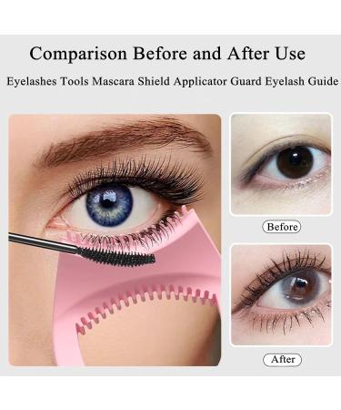 Buy Reusable Eyeliner Stencils & Mascara Shield Applicators | Mermaid Makeup Card & Eyelash Comb | International Shipping Available - Buy Online on SooperMarket.com