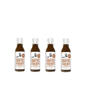 Sugar Free Asian Miso Salad Dressing Gluten Free 4 Bottles Net Wt. 12 FL OZ (355mL) by Al Amin Foods