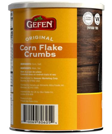Gefen Corn Flake Crumbs 12oz (2 Pack) | Gluten-Free Crunchy Coating | Resealable Containers | 1.5 Pounds Total - Buy Online on SooperMarket.com