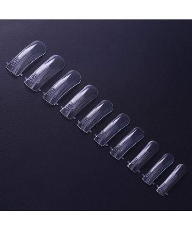 100pcs Quick Building Poly UV Gel Nail Forms - Full Cover Extensions & Nail Art Tool - Buy Online on SooperMarket.com