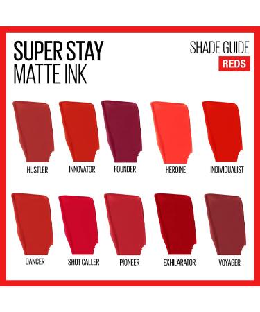 MAYBELLINE - SuperStay Matte Ink Liquid Lipstick Heroine - 0.17 fl. oz. (5 ml) Heroine 5 ml (Pack of 1) - Buy Online on SooperMarket.com
