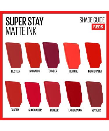 Maybelline SuperStay Matte Ink Liquid Lipstick Heroine - 0.17 fl oz (Pack of 1) - Buy Online on SooperMarket.com