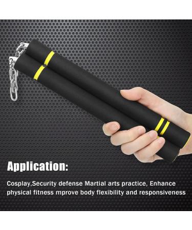 KENSEA Safe Foam Training Nunchucks for Kids & Beginners - Black/Yellow - Buy Online on SooperMarket.com