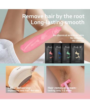 Waxing Kit for Women - Madors Wax Warmer Hair Removal Machine with Hard Wax Beads (Pink) - Buy Online on SooperMarket.com