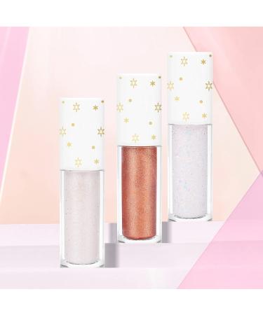 Geeneiya Liquid Glitter Eyeshadow - Korean Under Eye Shadow, Long Lasting & Quick Drying - Colorful Galaxy 01 - Buy Online on SooperMarket.com