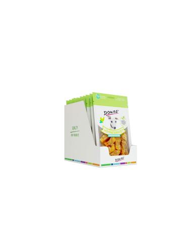 DOKAS Grain-free premium snack with chicken breast for dogs - ideal for on the go 70 g (pack of 10) Chicken 70 g (pack of 10)