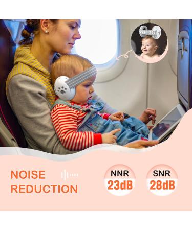 ZOHAN Baby Ear Defenders | Noise Cancelling Headphones for Boys 0-36 Months | Hearing Protection for Autism, Sleeping, Airplane, Fireworks | Adjustable Soft Headband | Newborn Baby Gifts | White - Buy Online on SooperMarket.com