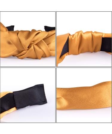 Siquk 15-Piece Silk Wide Knot Turban Headbands for Women - Top Knotted Style - Buy Online on SooperMarket.com