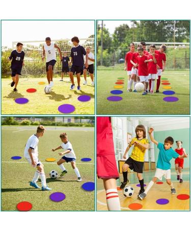 UQXY 10 Inch Non Slip Rubber Spot Markers for Sports Training - 12PCS - Buy Online on SooperMarket.com
