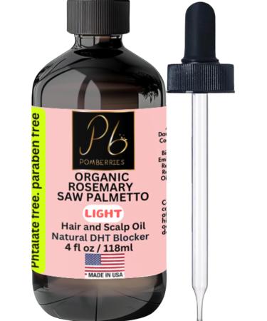 Organic Rosemary Hair Growth Oil for Thinning Hair & Hair Loss | Cold Pressed Argan Marula Amla Saw Palmetto & Peppermint Oils | Vitamin E Enriched Scalp Treatment Supports Hair Regrowth