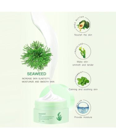 Moist Cream Seaweed Mask | Anti-Aging Wrinkle Reducing Deep Moisturizing Face Mask for All Skin Types - Buy Online on SooperMarket.com