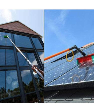Window Cleaning Pole 4-12M Truck Washing Brush with Pole System for Window Cleaning Photovoltaic Panel Cleaning Trucks Cleaning Conservatory Roof/12Ft/3.6M 35cm Brush Head 4M/13FT - Buy Online on SooperMarket.com
