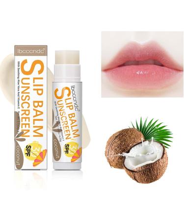 Sunscreen Lip Balm | Bum Sun Lip Balm SPF30 | Travel Size Sunscreen for Lips Soothes and Moisturizes Lips Sun Protection Lip Care Tumotsit #2 Coconut Flavor - Buy Online on SooperMarket.com