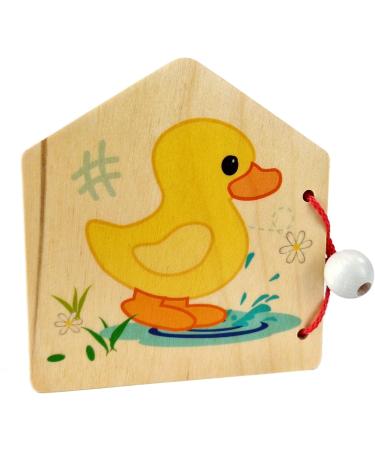 Shop Hess Wooden Toys 14313 - Handmade Wooden Mouse Picture Book for Kids 6+ Months - Eco-Friendly Farm Motifs - Buy Online on SooperMarket.com