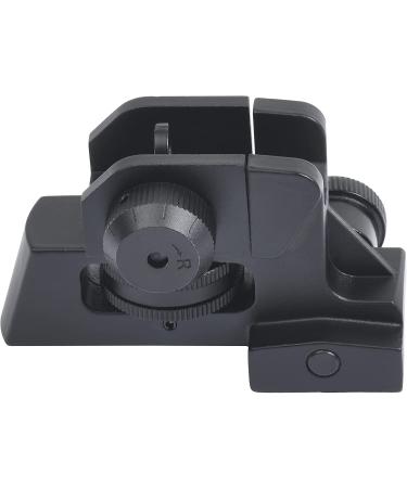 Ozark Armament A2 Rear Sight - Metal Construction - Two Aperture for Close and Precision Targets - Picatinny Rail Mount - Buy Online on SooperMarket.com