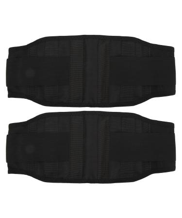 2 pieces of self -heating lumbar support magnetic field therapy waist bandage breathable winter heated warm waist support for the lower back winter