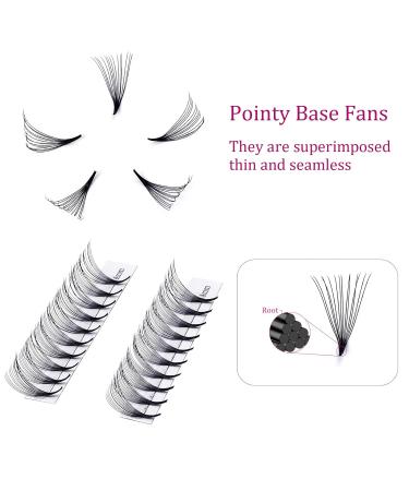 14D Russian Volume Eyelash Extensions D Curl 0.07mm 8-14mm Mix | Tuft Fans for Professional Use - Buy Online on SooperMarket.com