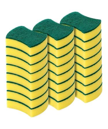 Kitchen Cleaning Sponges Eco Non-Scratch for Dish Cleaning Scrub Sponges