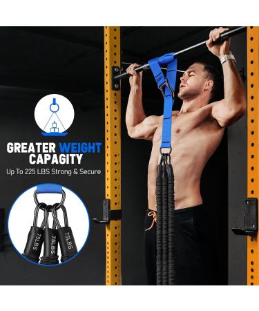 Heavy Duty Pull Up Assistance Bands | Adjustable Weight/Size with Fabric Feet Mats | Upgrade Your Strength Training - Buy Online on SooperMarket.com