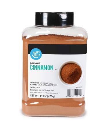 Amazon Brand - Happy Belly Cinnamon, Ground, 15 Ounces