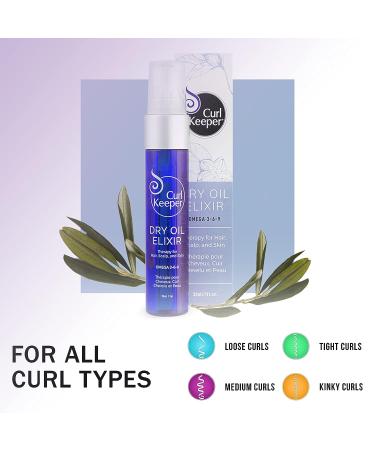 CURL KEEPER Dry Oil Elixir (1 oz) Omega 3-6-9 Rich Formula - Buy Online on SooperMarket.com