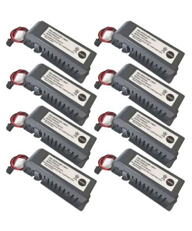 WELLVEUS 8 Pack MR-J3BAT Battery for MELSERVO MR-J3BAT for ER6VC119A/B 3.6V 2000mAh