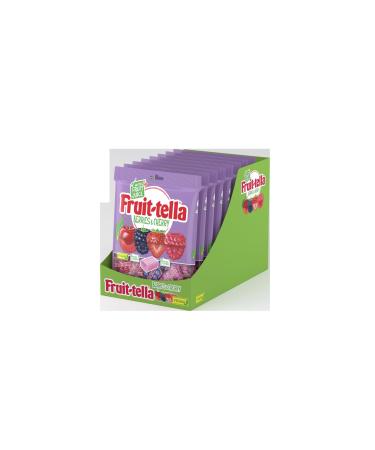 Fruittella Berries & Cherry Soft Chew Sweets 170 g (Pack of 8)