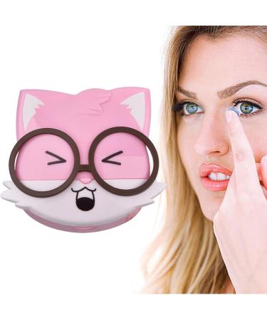 PEKMAR Cute Contact Lens Case - Portable Animal Cartoon Contact Glasses Storage Box Squirrel Cute Eye Contacts Organizer for Daily Use and Outdoor Traveling - Buy Online on SooperMarket.com