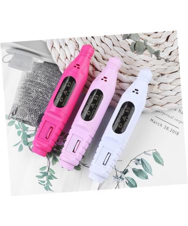 minkissy driller Manicure tools major sander power tool nail tool polisher portable nail art gel power tools wireless hand wisking tool drill nail manicure 13.8*2.8cm Rosy - Buy Online on SooperMarket.com