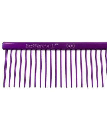 Chris Christensen 000 7.5 Greyhound Style Butter Comb - Fine/Coarse, Professional Grooming Tool with Brass Spin and Steel Teeth - Buy Online on SooperMarket.com